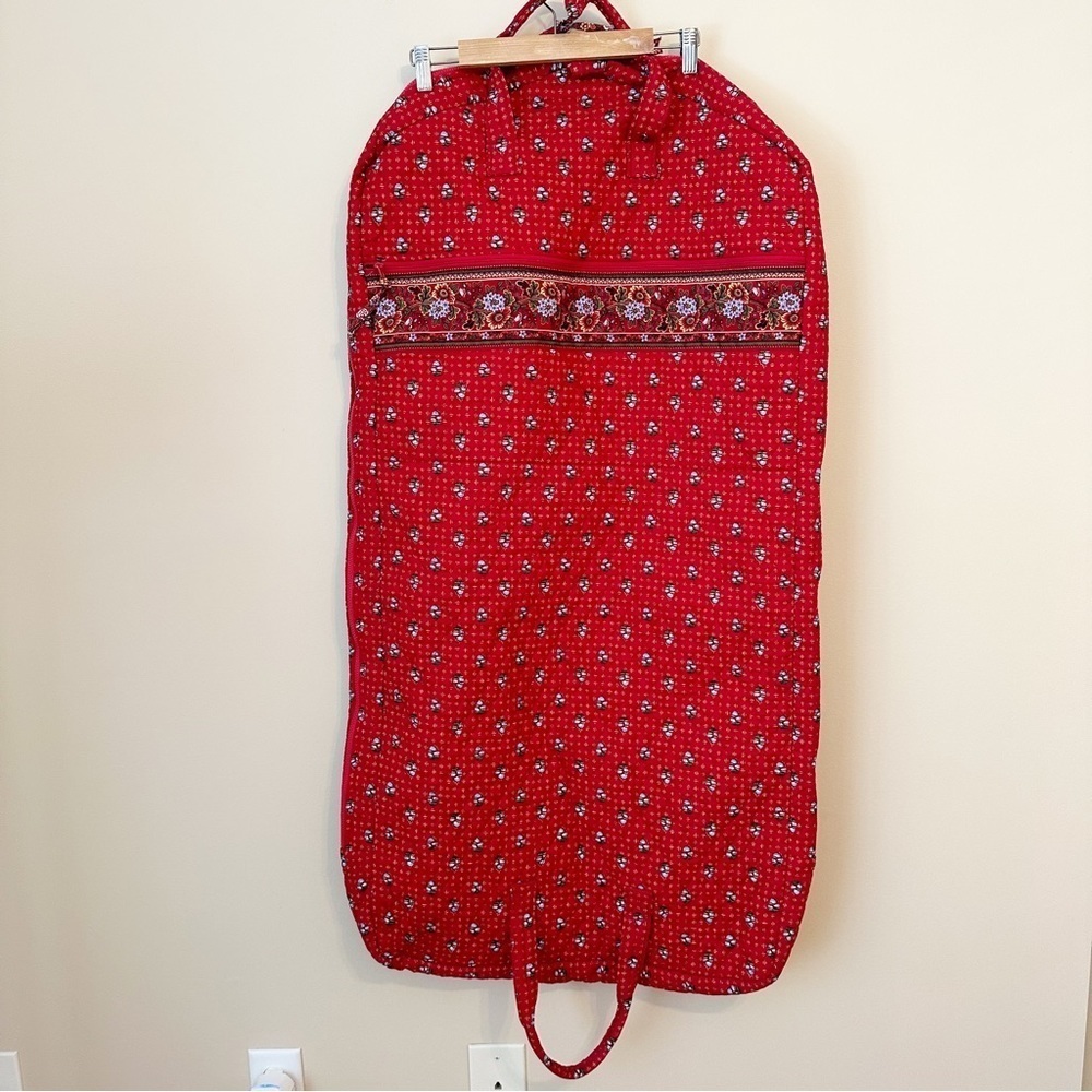 Vera Bradley Garment Hanging Red Provincial Bag